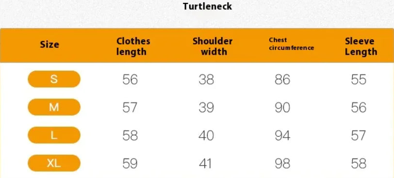 Fleece-lined Turtleneck Sweater